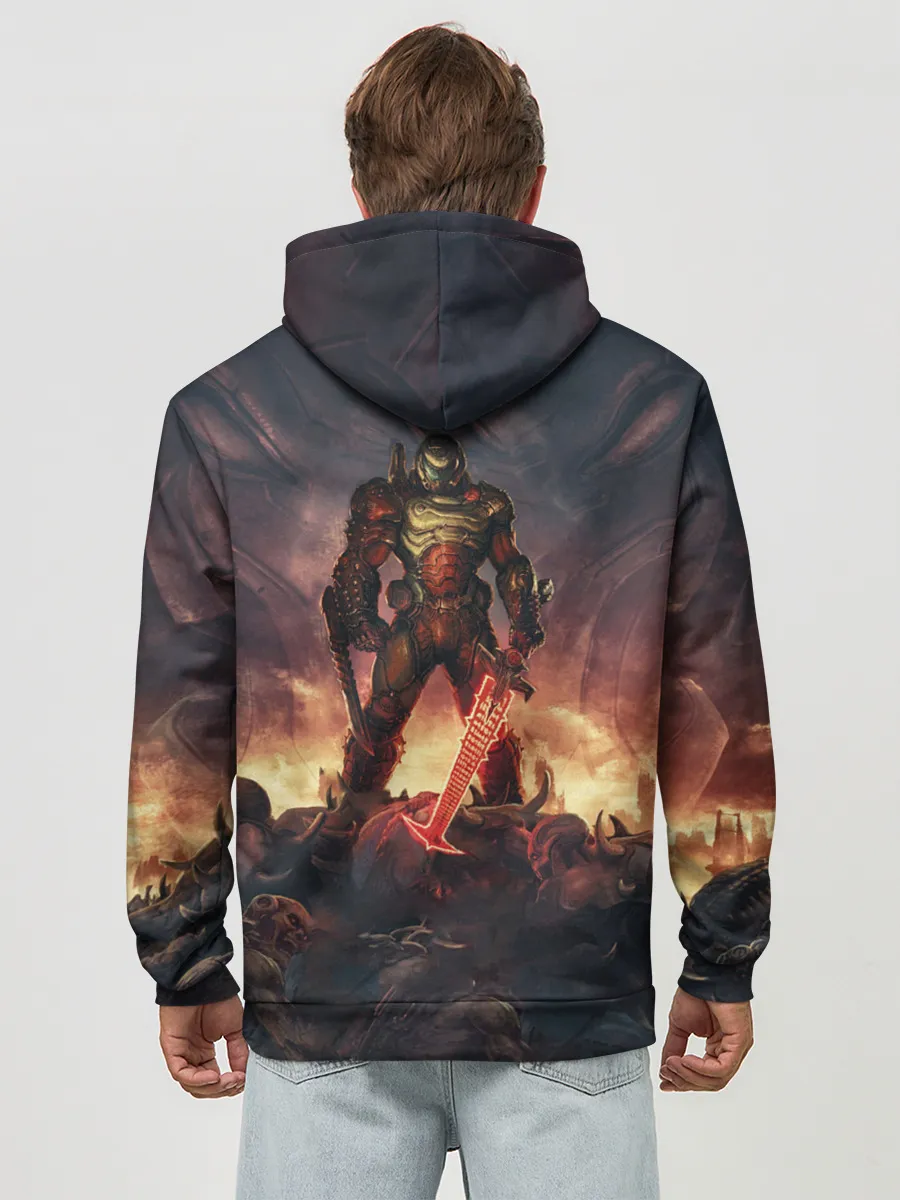 Худи мужской база хлопок / DOOM ETERNAL