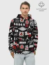 Худи мужской база хлопок / MICHAEL JORDAN LOGOBOMBING