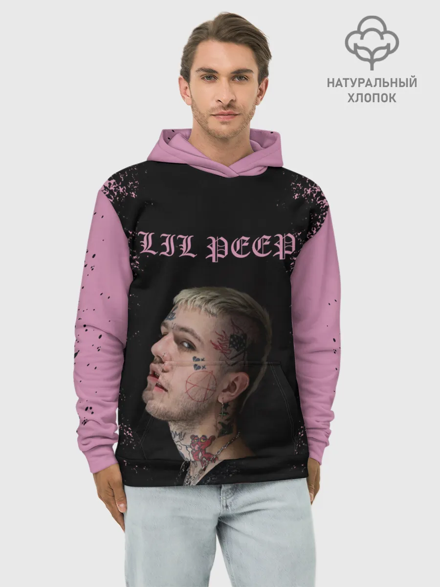 Худи мужской база хлопок / LiL PEEP