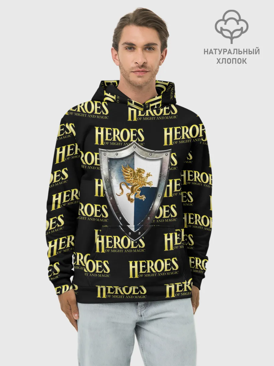 Худи мужской база хлопок / Heroes of Might and Magic