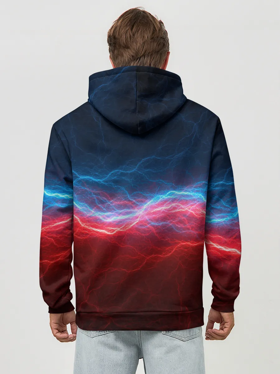 Худи мужской база хлопок / Огонь и лёд