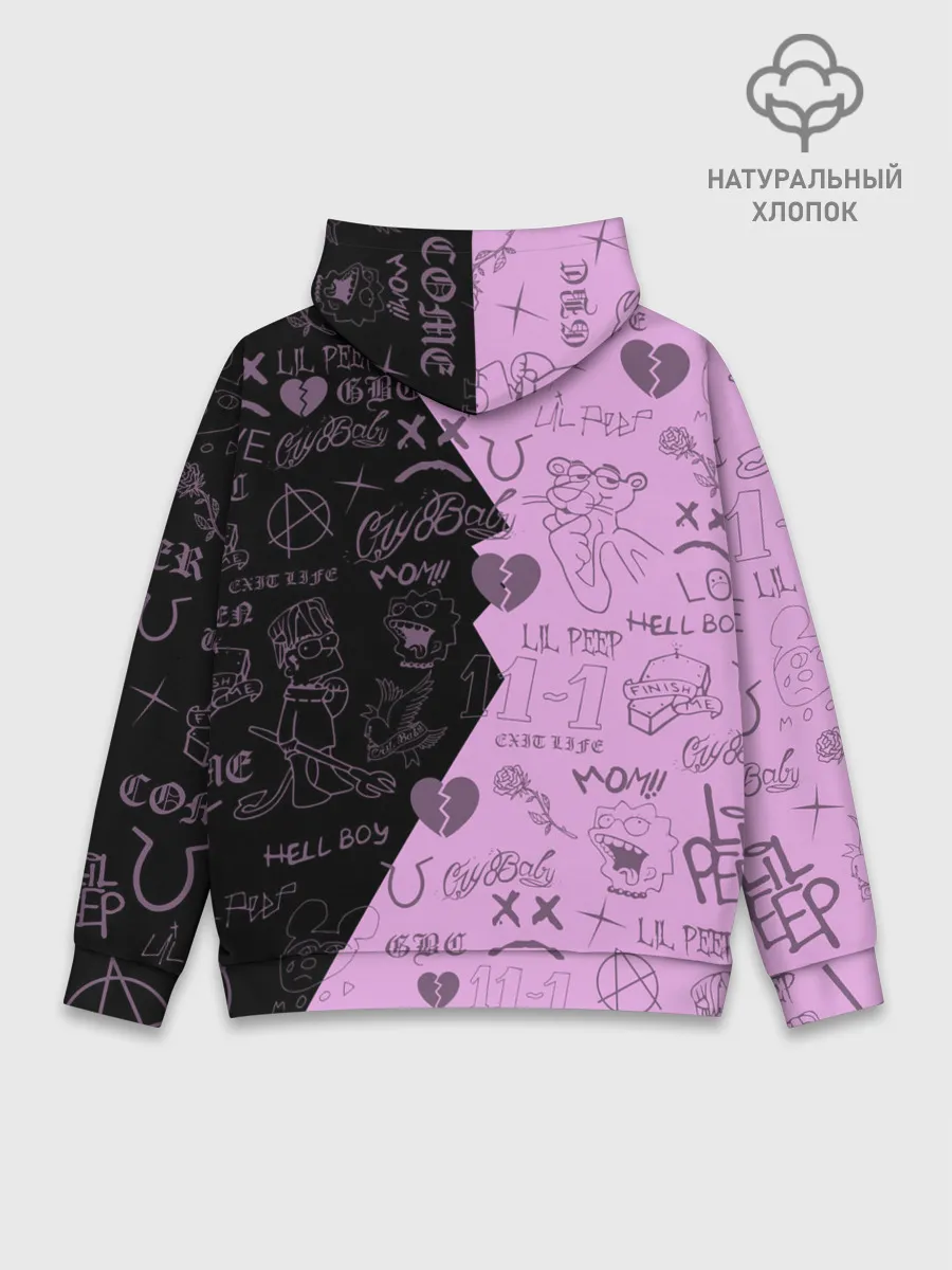 Худи мужской база хлопок / LIL PEEP.