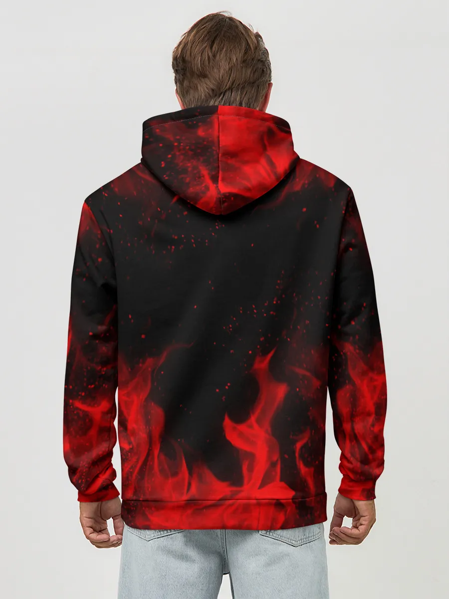 Худи мужской база хлопок / ВЕДЬМАК / THE WITCHER / ГЕРАЛЬТ | ВОЛК WOLF