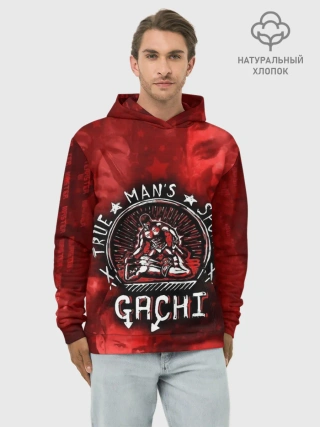 Худи мужской база хлопок / True Mans Sport