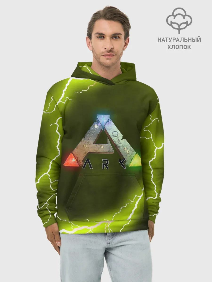 Худи мужской база хлопок / Ark Survival Evolved