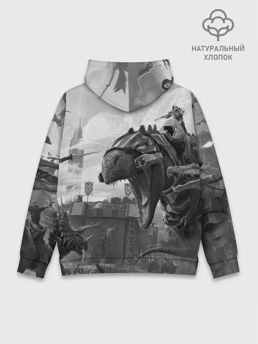 Худи мужской база хлопок / Ark Survival Evolved