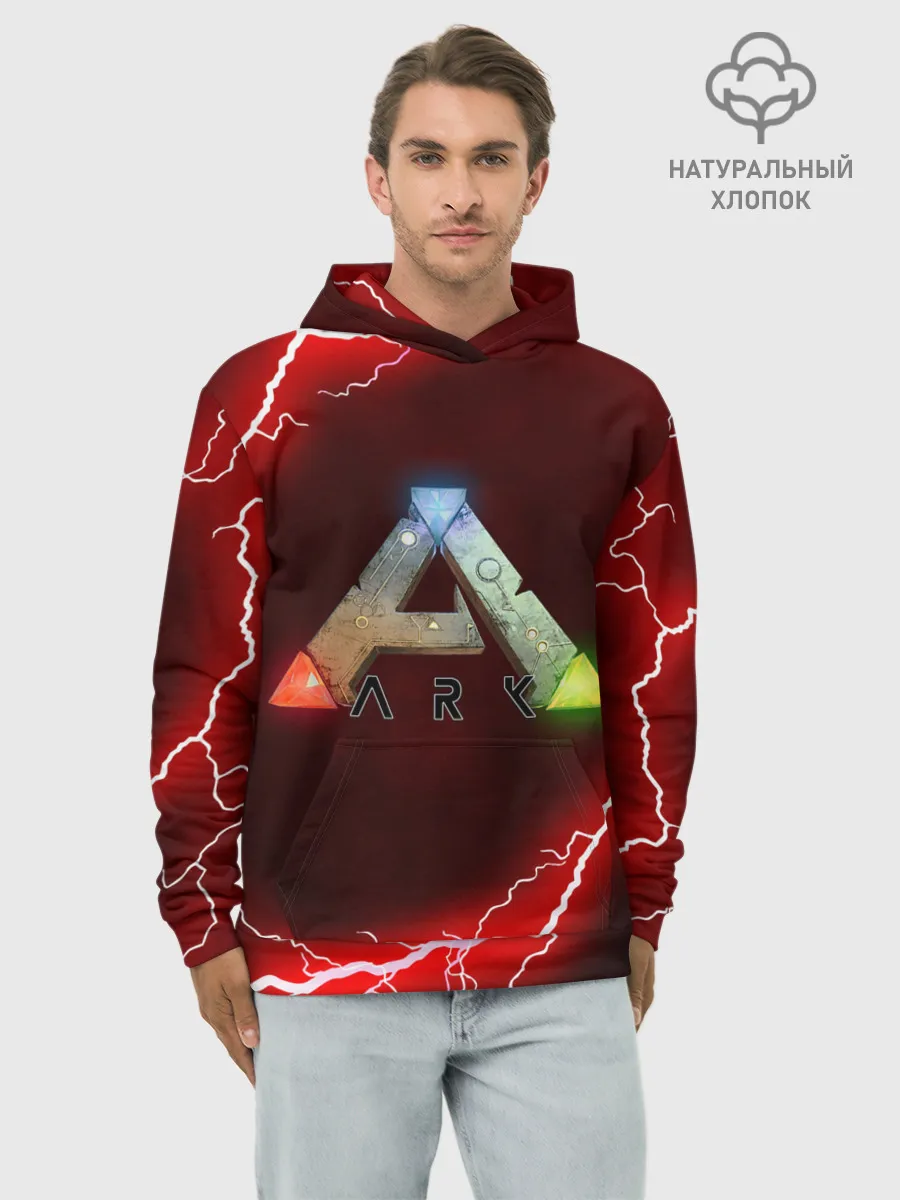 Худи мужской база хлопок / Ark Survival Evolved