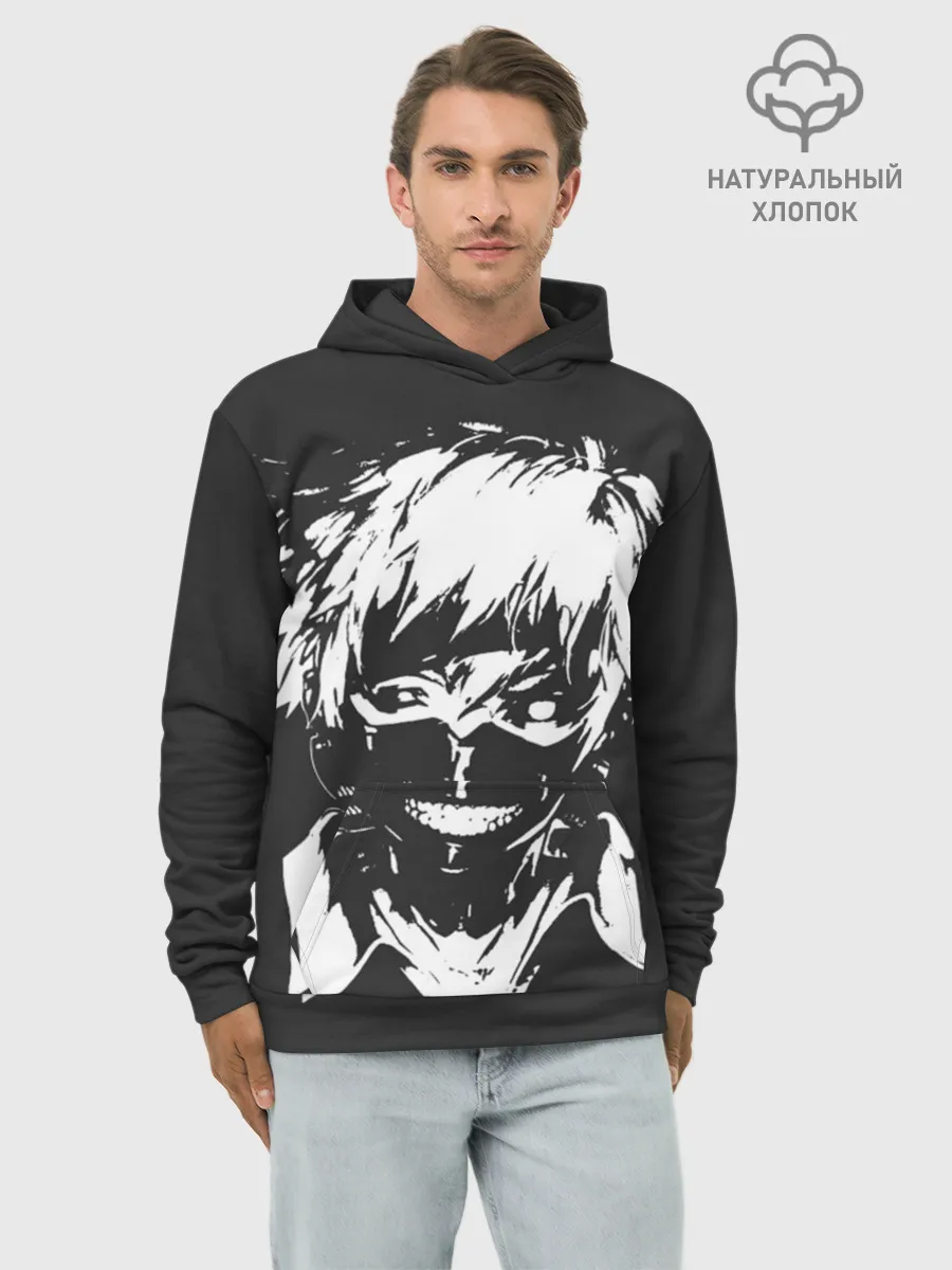 Худи мужской база хлопок / Токийский гуль