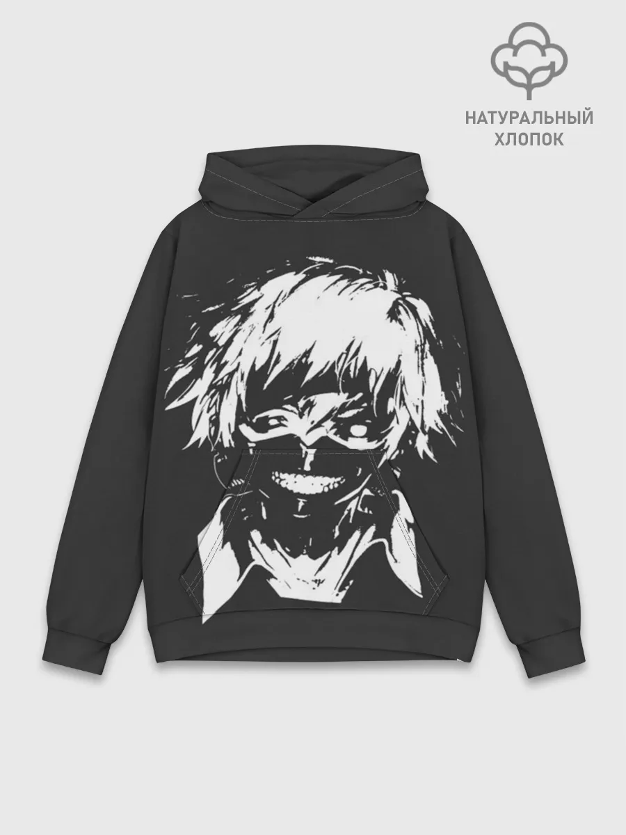 Худи мужской база хлопок / Токийский гуль