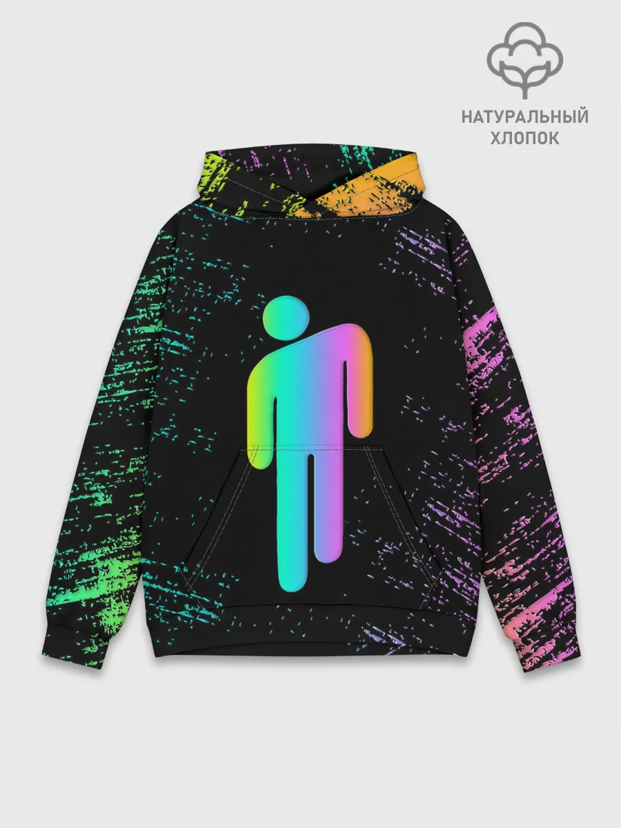 Худи мужской база хлопок / BILLIE EILISH