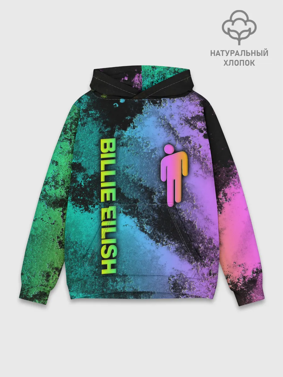 Худи мужской база хлопок / BILLIE EILISH