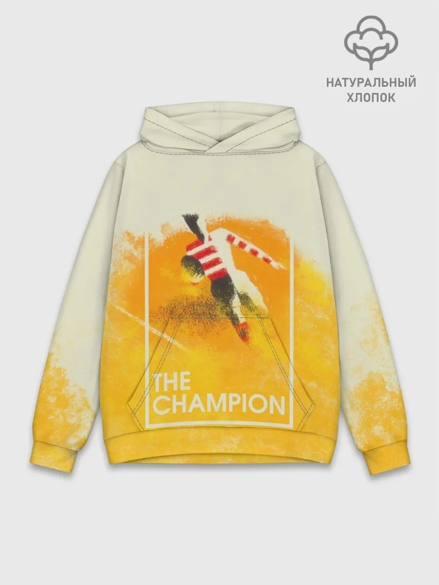 Худи мужской база хлопок / Регби. The Champion