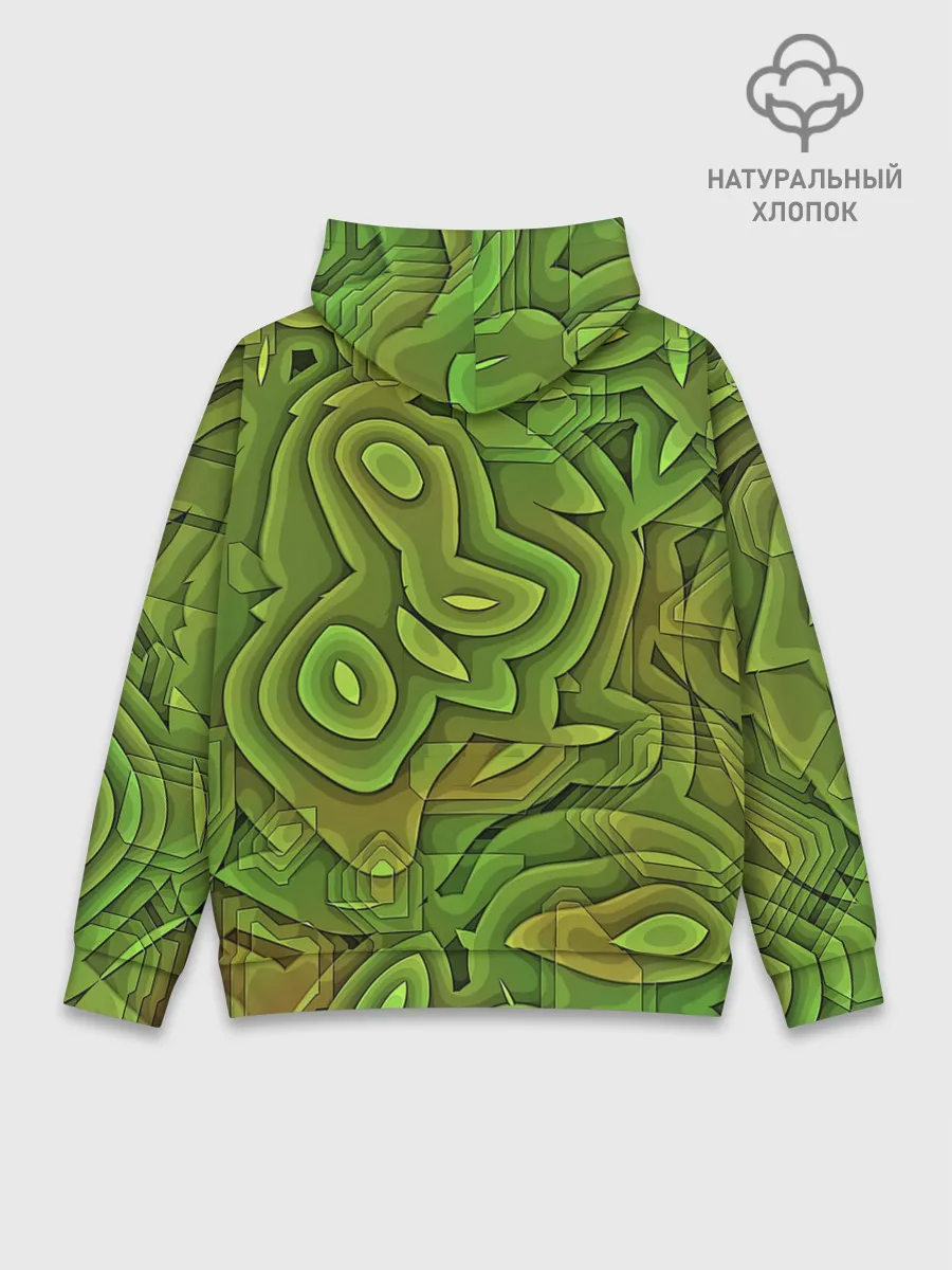 Худи мужской база хлопок / Необычный камуфляж