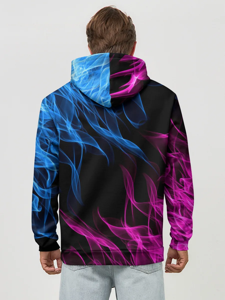 Худи мужской база хлопок / БИТВА ОГНЕЙ