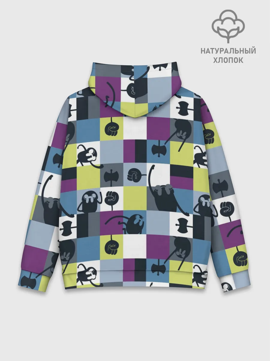 Худи мужской база хлопок / Время приключений