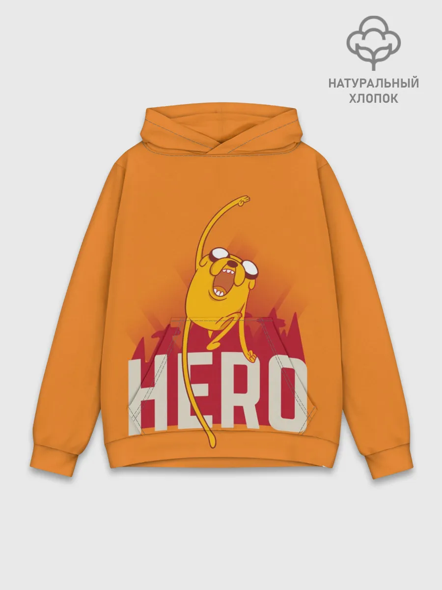 Худи мужской база хлопок / HERO.Джейк