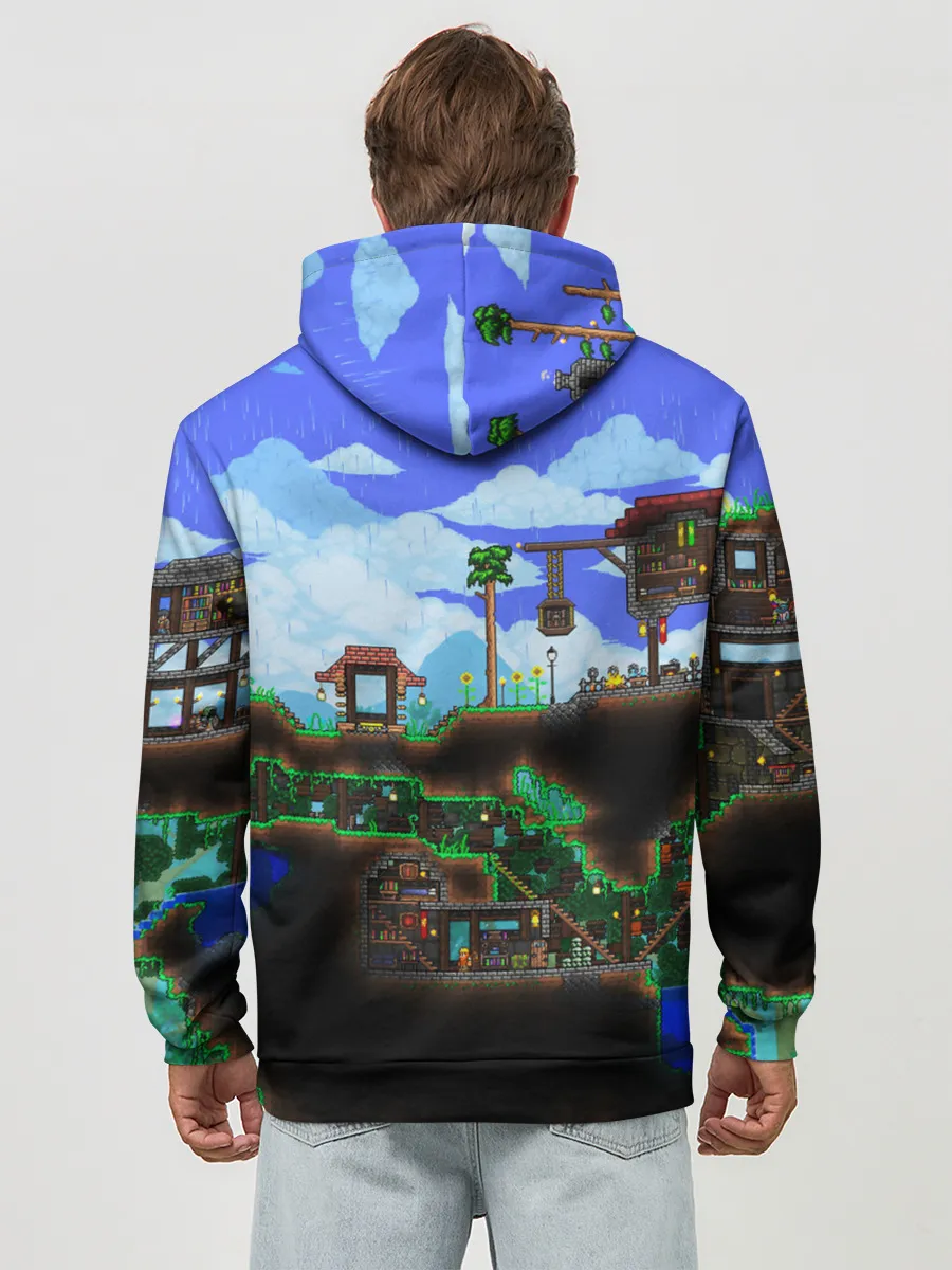 Худи мужской база хлопок / TERRARIA EXCLUSIVE