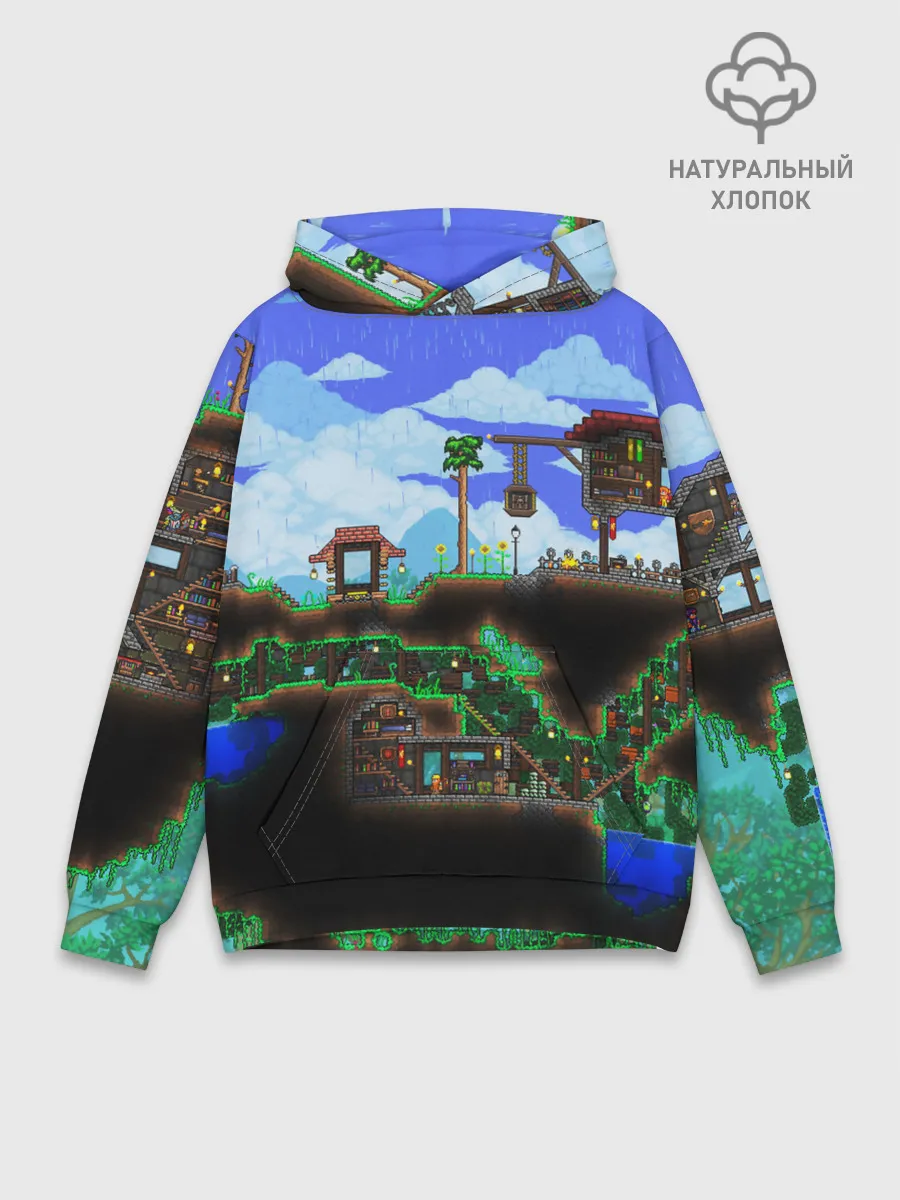 Худи мужской база хлопок / TERRARIA EXCLUSIVE