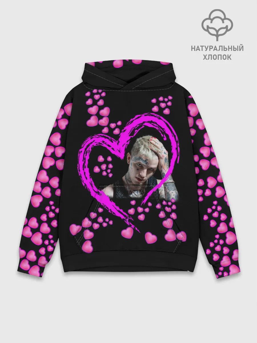 Худи мужской база хлопок / Lil Peep