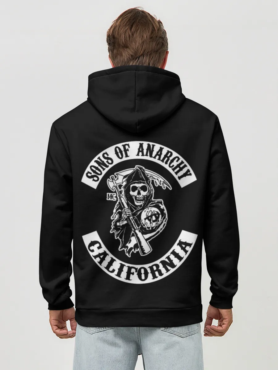 Худи мужской база хлопок / Сыны анархии