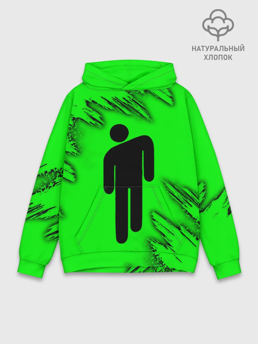 Худи мужской база хлопок / BILLIE EILISH