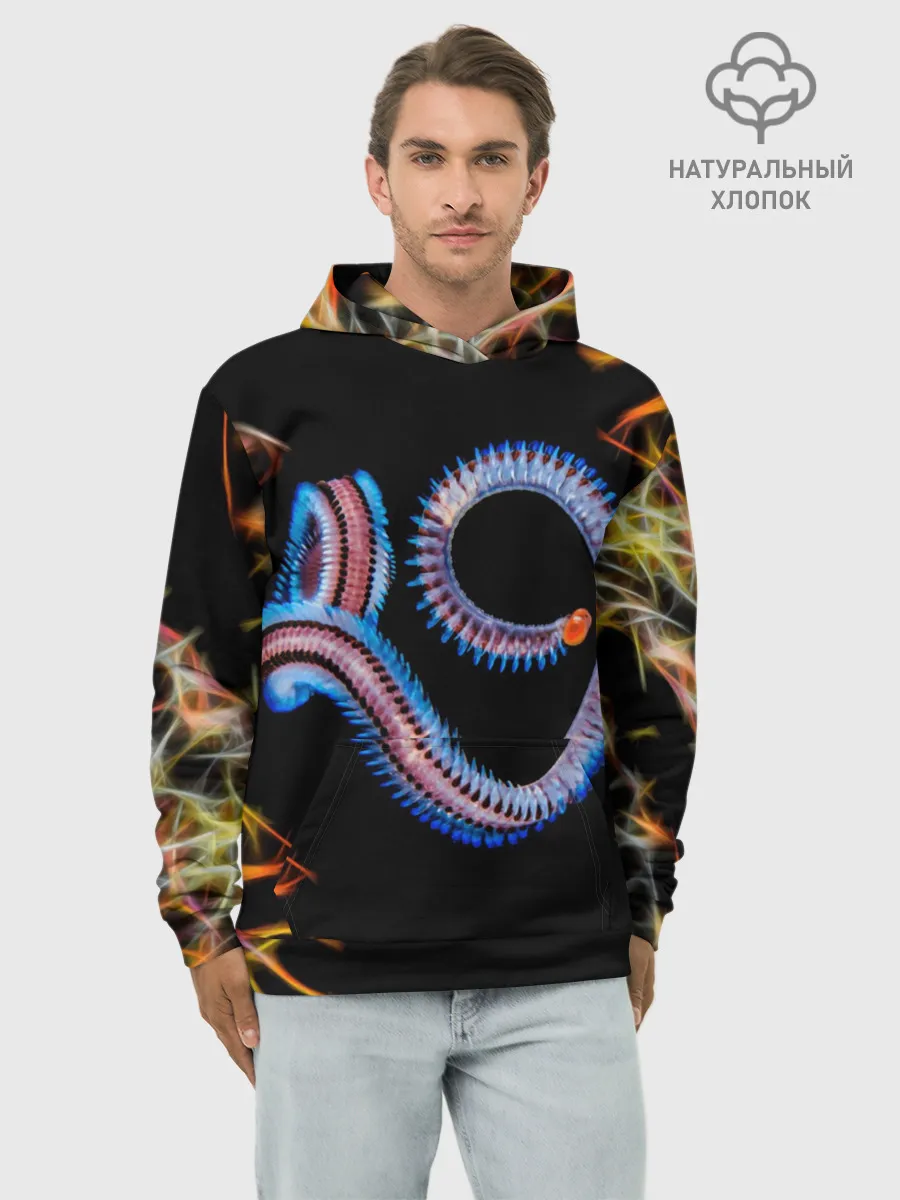 Худи мужской база хлопок / Морское чудо