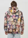 Худи мужской база хлопок / MANY FACES OF AHEGAO! color