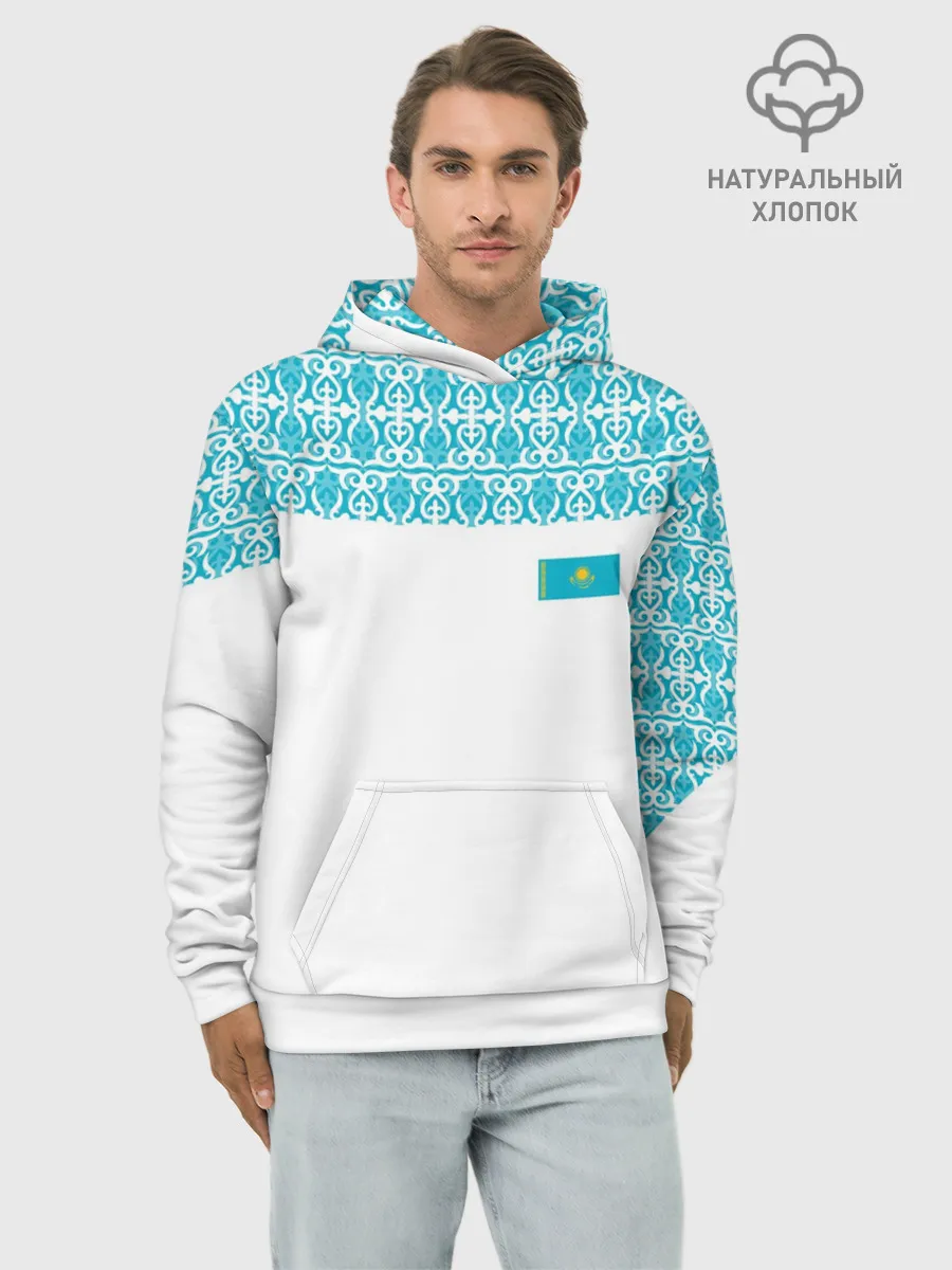 Худи мужской база хлопок / Казахстан Форма