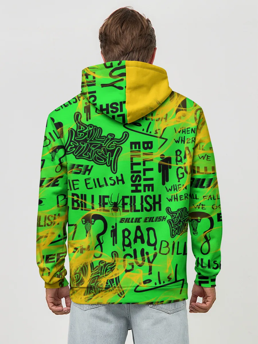 Худи мужской база хлопок / BILLIE EILISH.