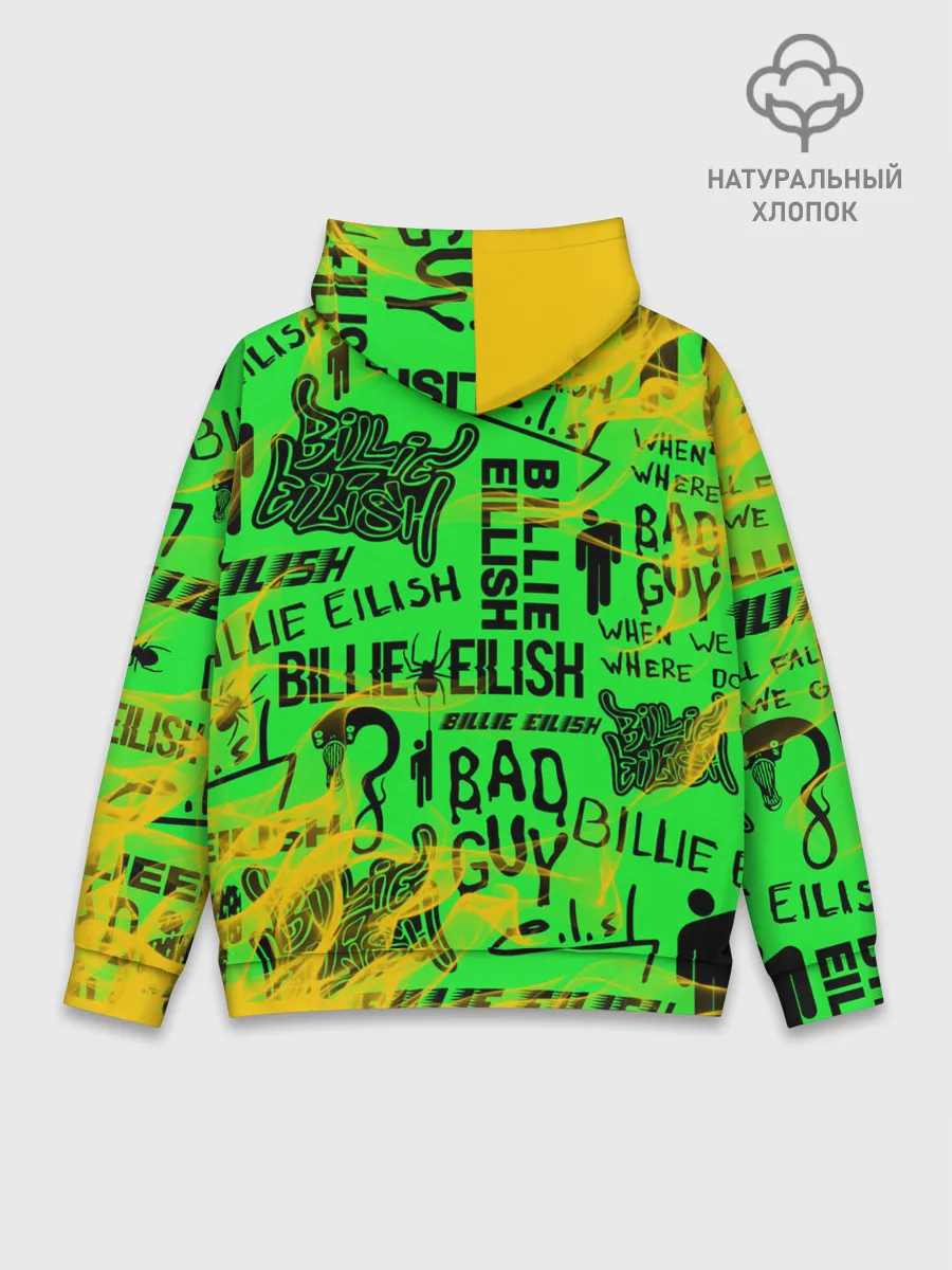 Худи мужской база хлопок / BILLIE EILISH.