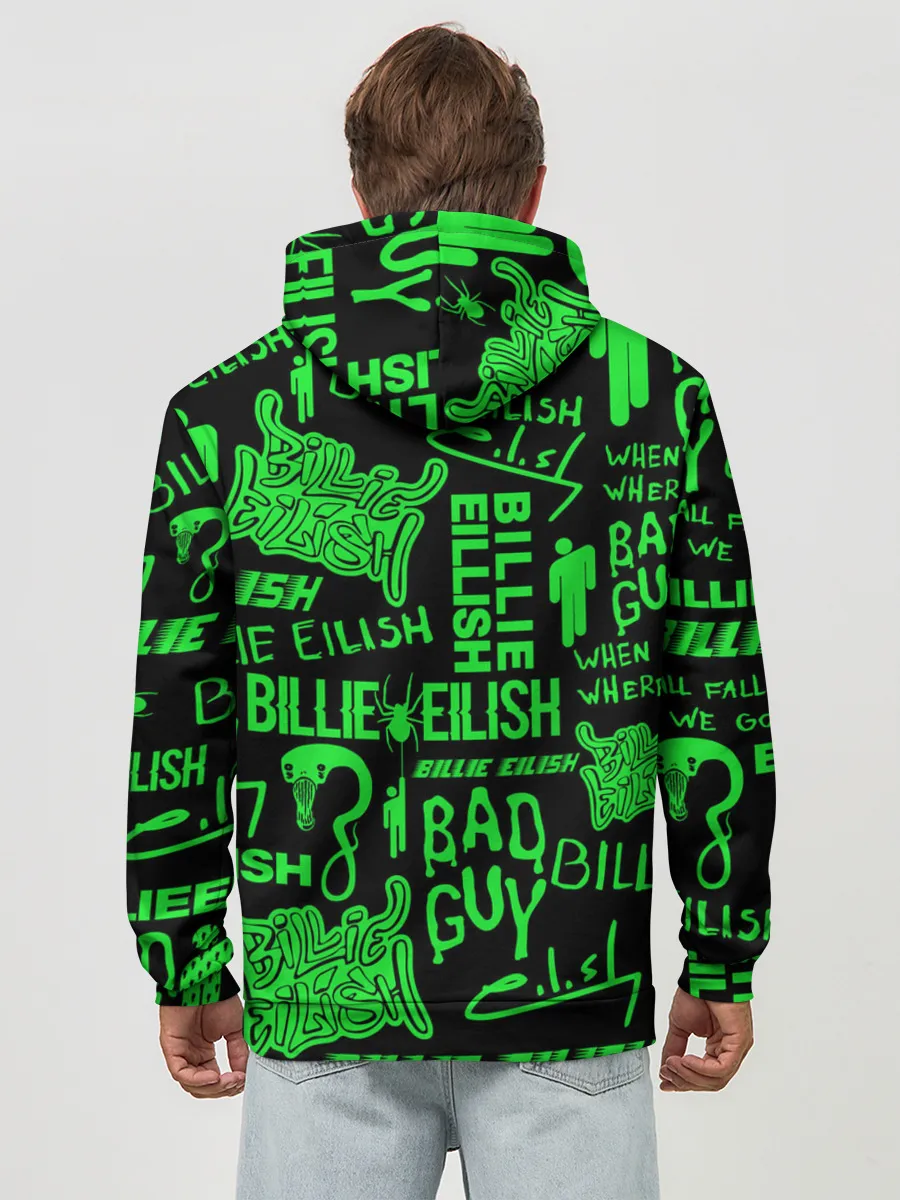 Худи мужской база хлопок / BILLIE EILISH.