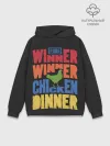 Худи мужской база хлопок / Winner Chicken Dinner