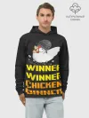 Худи мужской база хлопок / Winner Chicken Dinner