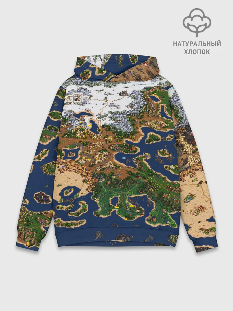 Худи мужской база хлопок / HEROES 3 КАРТА