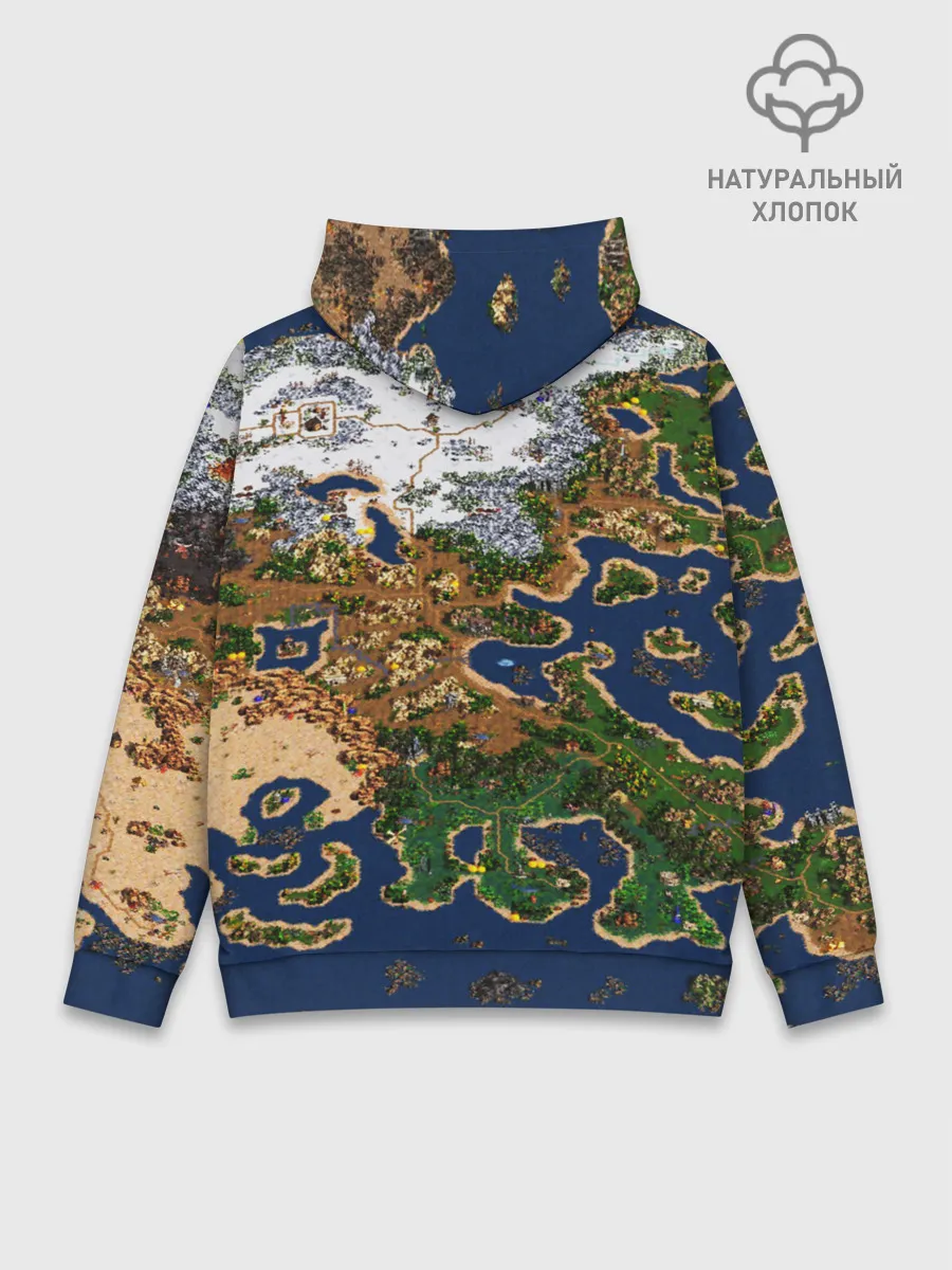 Худи мужской база хлопок / HEROES 3 КАРТА