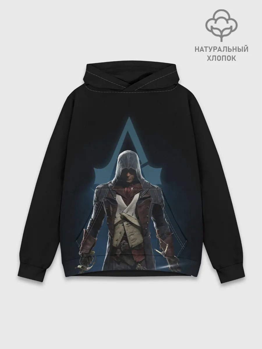 Худи мужской база хлопок / ASSASSINS CREED.