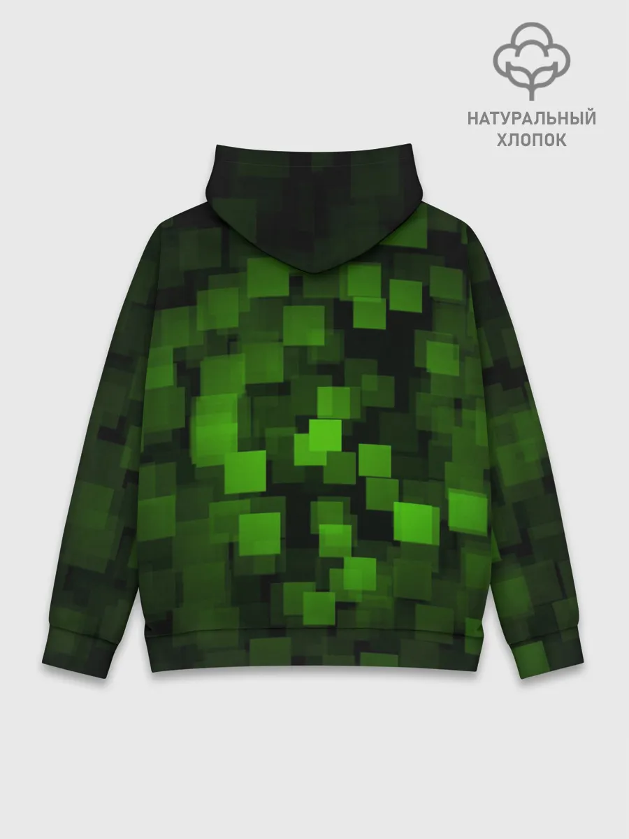 Худи мужской база хлопок / Minecraft / Майнкрафт