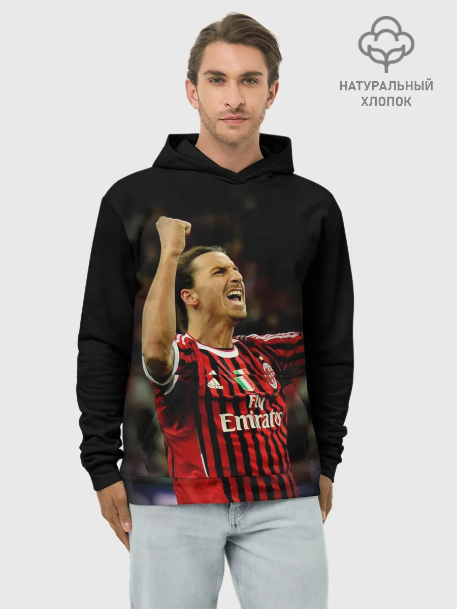 Худи мужской база хлопок / Златан Ибрагимович