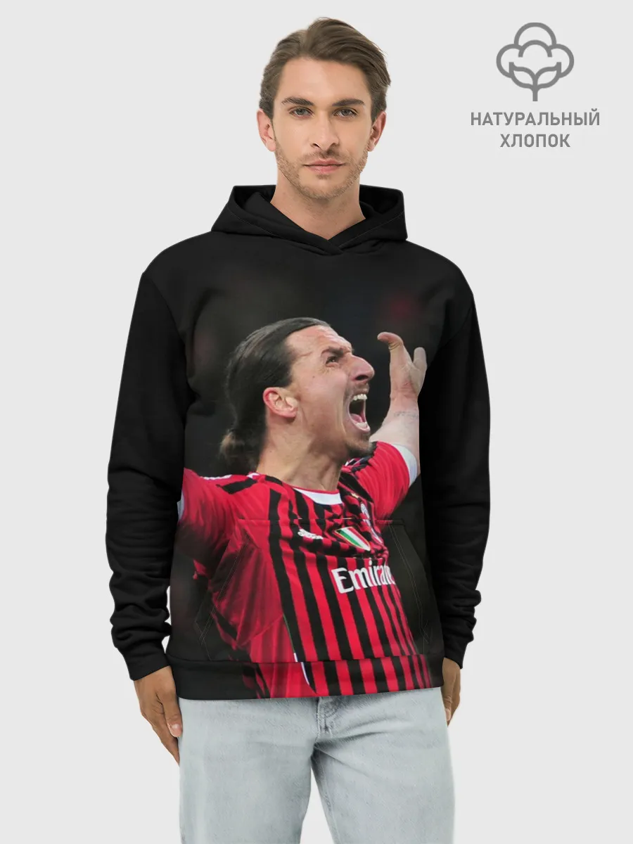 Худи мужской база хлопок / Златан Ибрагимович