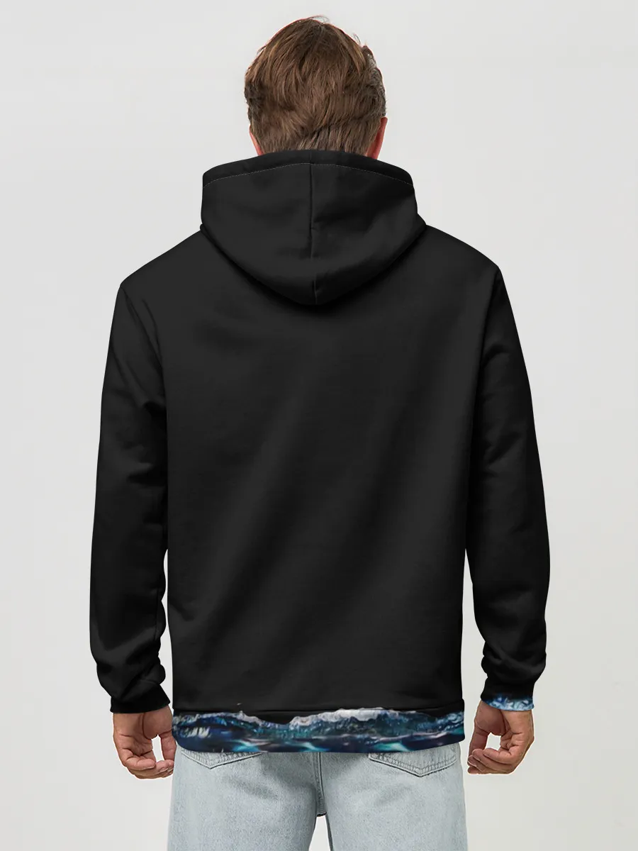 Худи мужской база хлопок / Водное поло - это жизнь