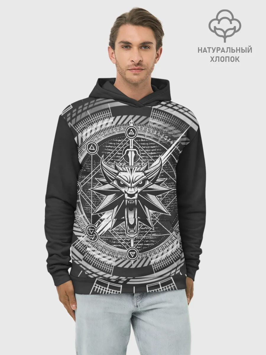 Худи мужской база хлопок / ВЕДЬМАК | WITCHER