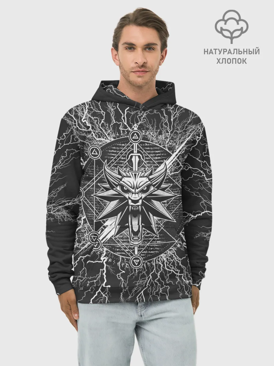 Худи мужской база хлопок / The Witcher