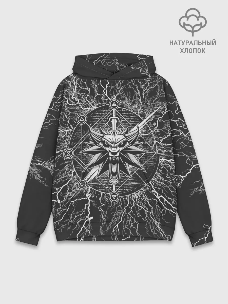 Худи мужской база хлопок / The Witcher