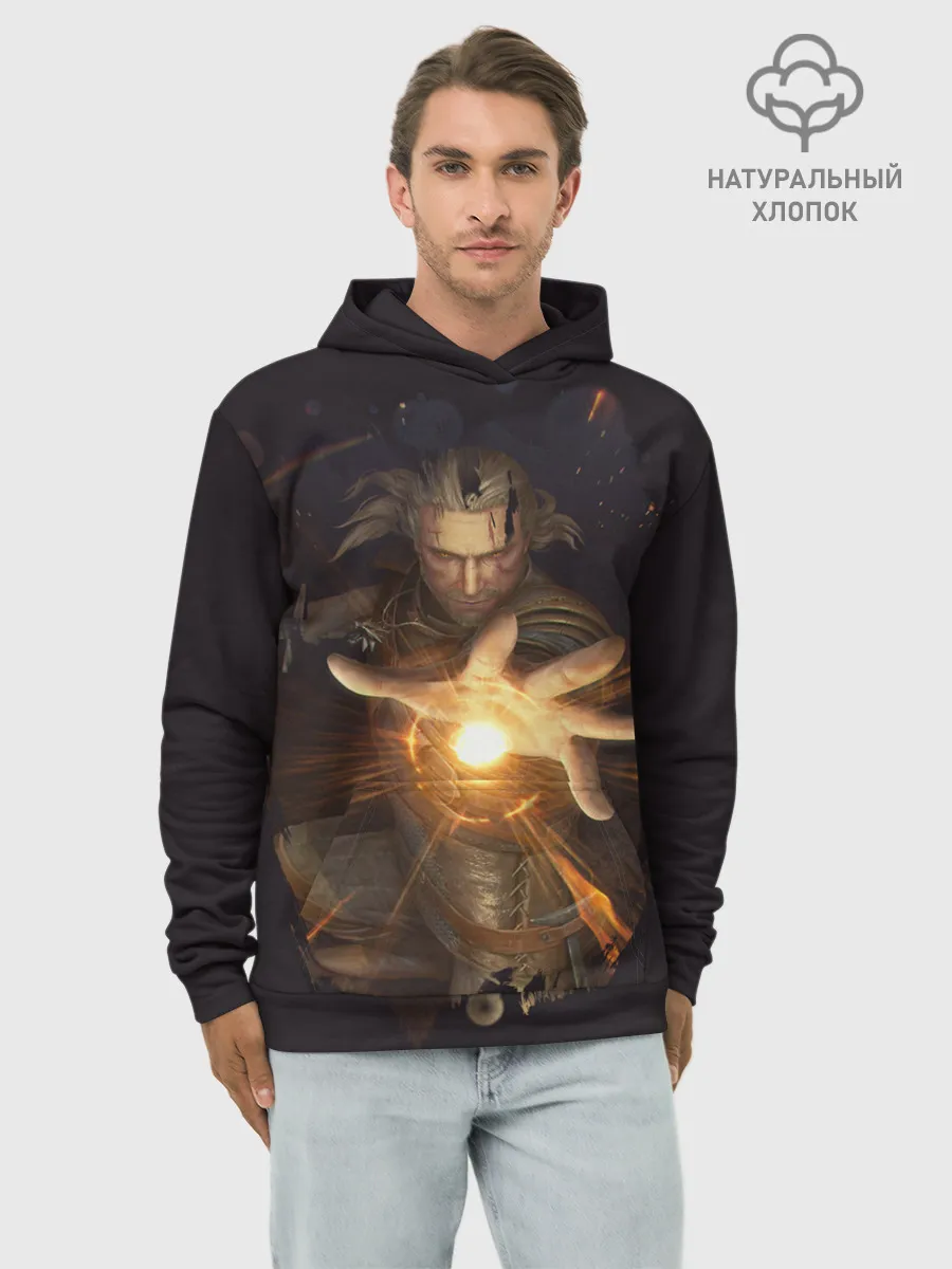 Худи мужской база хлопок / Ведьмак
