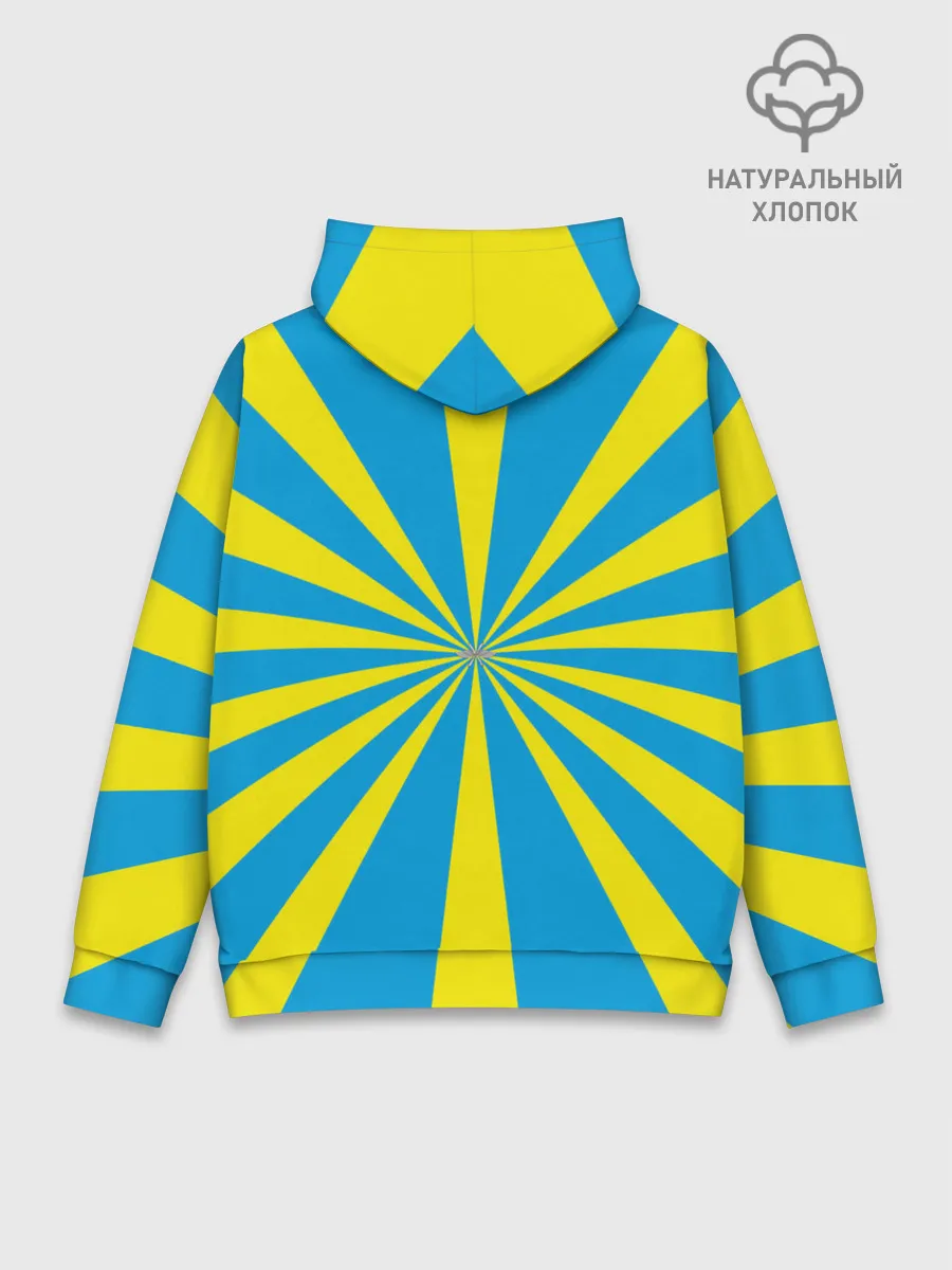 Худи мужской база хлопок / Флаг ВВС