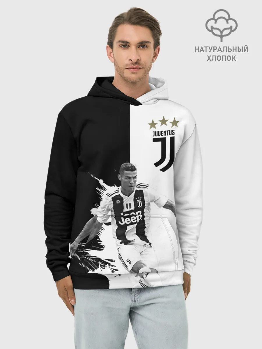 Худи мужской база хлопок / Cristiano Ronaldo