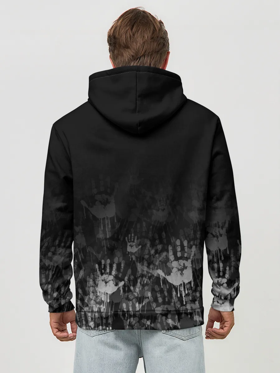 Худи мужской база хлопок / nCoV | КОРОНАВИРУС