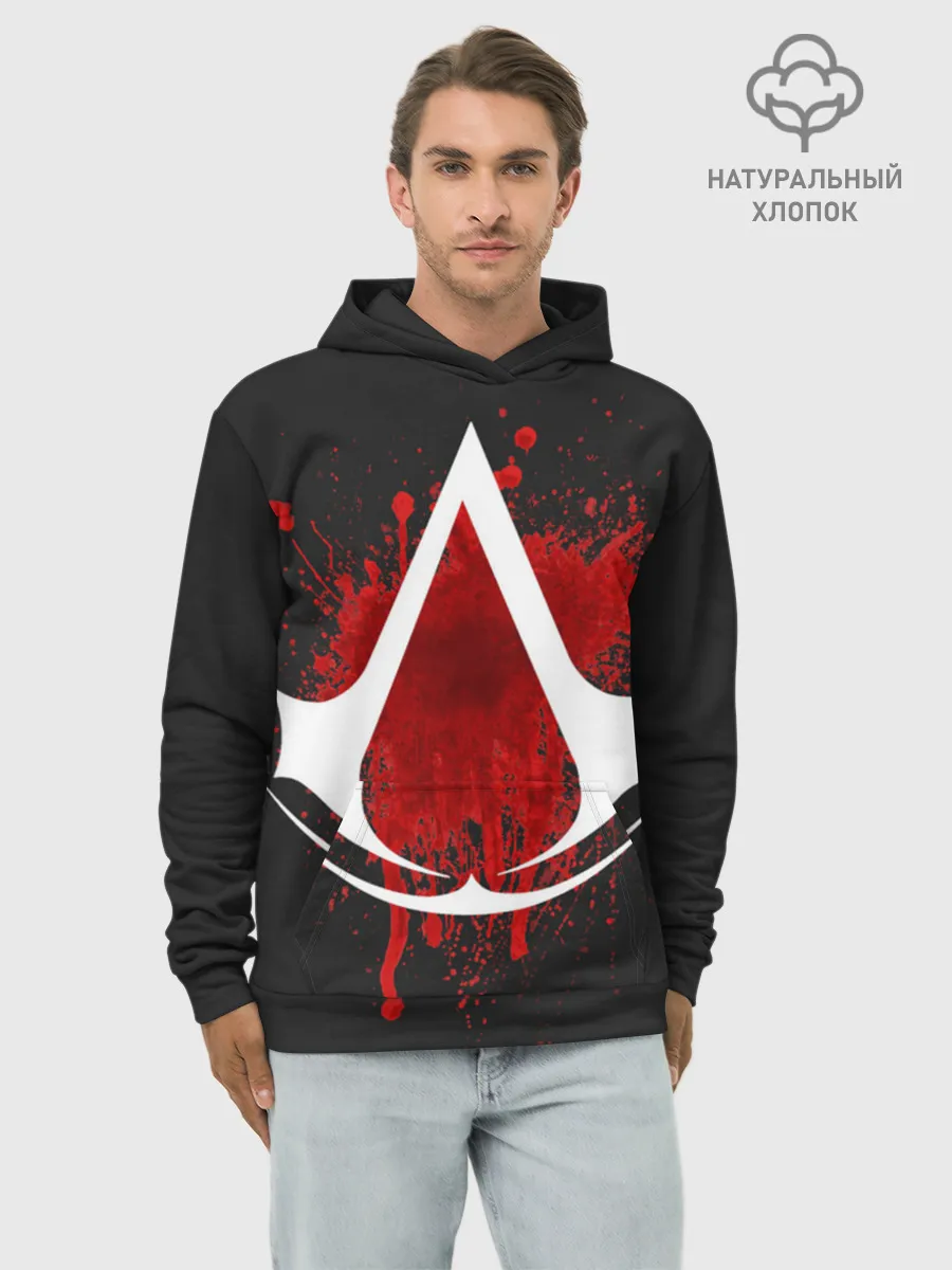Худи мужской база хлопок / Assassins Creed