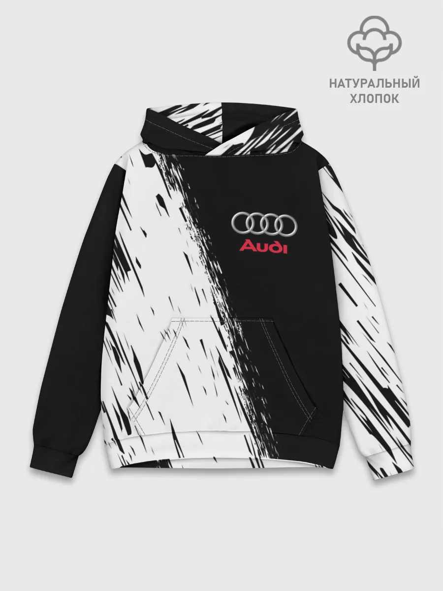 Худи мужской база хлопок / AUDI | АУДИ