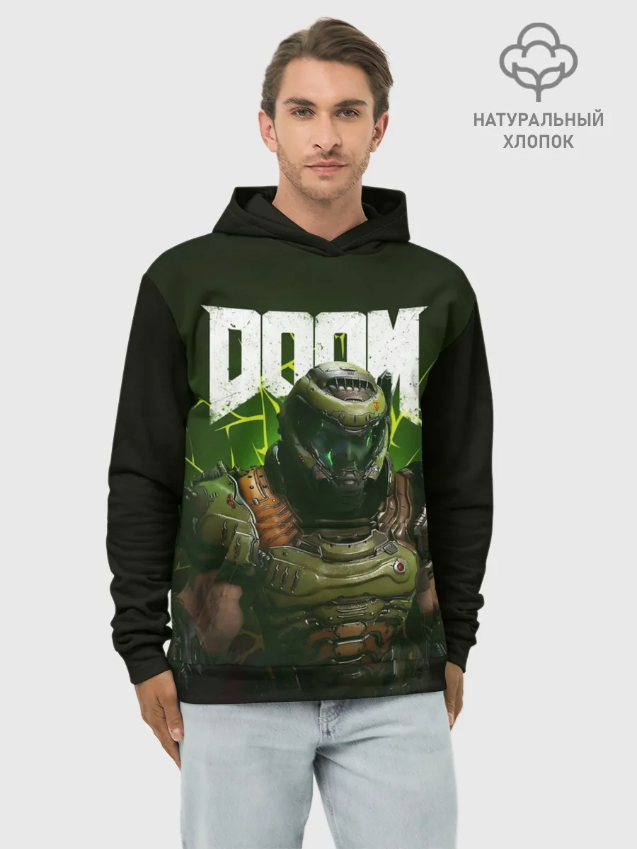 Худи мужской база хлопок / Doom Eternal